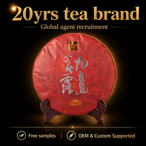 Hualinchun Thé Pu-erh mûr, spécialité chinoise exotique, authentique du Yunnan, fermenté et cuité, <span class=keywords><strong>de</strong></span> qualité supérieure, goût terreux, en galette - Product Image 1