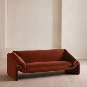 โซฟาสามที่นั่งแบบแบ่งออกได้สำหรับห้องนั่งเล่นและอพาร์ทเมนต์ทำจากไม้เนื้อแข็งกรอบผ้า - Product Image 2