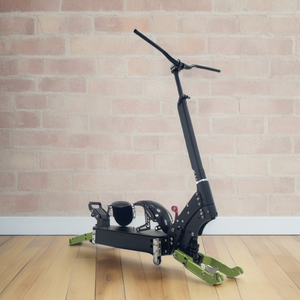 Pièces de trottinette électrique pour adultes Geofought M7, cadre de trottinette de 11 pouces, taille ouverte 150 mm, noir et vert, réglable en hauteur, pour DIY - Product Image 1