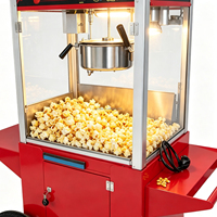 Machine à Popcorn Électrique sur Chariot, Type Toit de Chapiteau