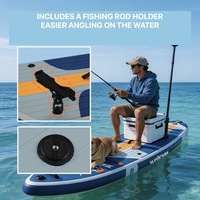Planche de paddle gonflable en PVC pour adultes, pour la course et le surf