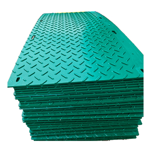 แผ่นรองพื้นพลาสติก HDPE ขนาด 4x8 สำหรับรถขุด รถบรรทุก ใช้ในพื้นที่ลุ่มน้ำ ทางเดินชั่วคราวสำหรับอุปกรณ์หนัก ลดการเสียดสีดิน - Product Image 3