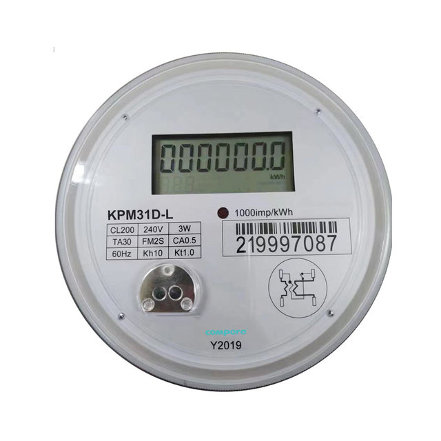 Bidirectional Single Phase ANSI Smart Energy Meter FM 1S 2S 12S ISO9001 Certified 0.5S Accuracy Optical Infrared RS485 Interface