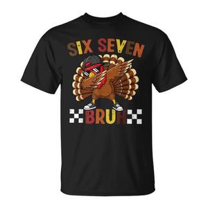 T-shirt à manches courtes pour adultes, unisexe, col rond, imprimé numérique, Thanksgiving Turkey Feast - Product Image 1