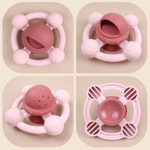 Nouveaux jouets de bain sensoriels en silicone pour bébés, jouet rotatif à ventouse pour tout-petits, OVNI, planète spatiale, pulvérisation d'eau, amusement dans la baignoire - Product Image 4