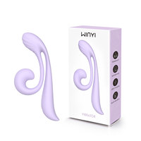 WINYI WK0047 Rabbit Vibrator für Frauen Wasserdichter Silikon G-Punkt Klitoris-Stimulator Multi-Vibration USB Sexspielzeug