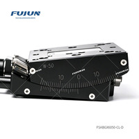 Plateforme de Goniomètre Électrique Motorisé FSABGX6050-CL-D en Alliage d'Aluminium 60mmX60mm, Table Électrique Coulissante et Relevable