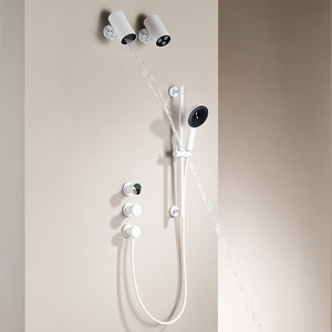 Ensemble <span class=keywords><strong>de</strong></span> <span class=keywords><strong>douche</strong></span> mural encastré multifonction en cuivre, <span class=keywords><strong>mitigeur</strong></span> <span class=keywords><strong>de</strong></span> <span class=keywords><strong>douche</strong></span> gris anthracite <span class=keywords><strong>de</strong></span> luxe pour salle <span class=keywords><strong>de</strong></span> bain, avec jets d'eau froide et chaude - Product Image 2