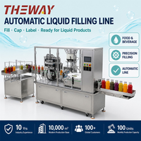 Machine de remplissage de jus haute vitesse, ligne de production automatique de remplissage à chaud pour l'embouteillage de boissons et de thé, en acier inoxydable SUS304