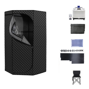 Saunas de Vapor ZT 1, Bañeras de Hidromasaje y Salas de Sauna, Interiores y Exteriores, con Máquina de Vapor Portátil para Uso Familiar, con Ventana Transparente - Product Image 5