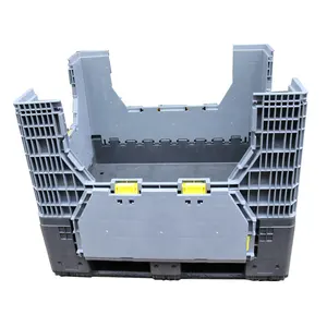 Large Foldable Honeycomb Sleeve Solid Plastic Pallet Box For Auto Parts
