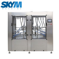 Ligne de remplissage d'huile d'olive de bouteille PET de Type linéaire automatique SKYM Machine de remplissage d'embouteillage d'huile comestible 5 L 10L 20L