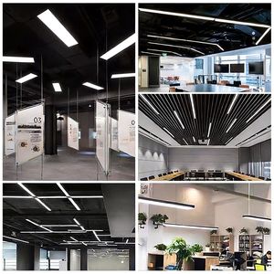 Led strip <b>light</b> super bright <b>office</b> classroom square <b>ceiling</b> dedicated strip <b>light</b> shop commercial supermarket lighting - Product Image 3