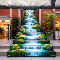 Écran LED d'escalier intérieur HD, affichage intelligent et créatif pour les projets de vente au détail, de centres commerciaux, d'expositions, d'événements et de divertissements