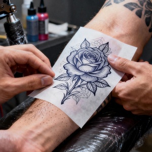 Tattoo Stencil <strong>Paper</strong> Supporting Professional Tattoo Studio Workflows With Sharp Line Transfer and Reliable <strong>Tracing</strong> Results - Product Image 4
