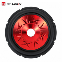 Pièces détachées pour haut-parleurs HY AUDIO, cône de haut-parleur de subwoofer, service OEM/ODM, cônes de haut-parleurs de 12 pouces, accessoires, bord en caoutchouc, cône en plastique