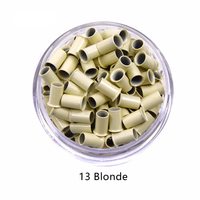 Perles Micro Link 2.8/3.0/3.4/4.0 MM, Tubes en Cuivre Non-Silicone avec Cap-Bell, Perles de Verrouillage, Anneaux Micro Link pour Extensions de Cheveux