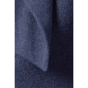 Luxurious and Cozy Color <strong>Navy</strong> Drawstring Decorate Design Casual Cashmere Sweater Long Cashmere <strong>Cardigan</strong> for Women - Product Image 6