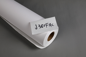 Bông Poly Không Thấm Nước Vải Polyester Lớn Vải Cuộn Mới Cho Thiết Kế In Ấn Bán Buôn Matte 380gsm Sơn Vải J380fac - Product Image 4