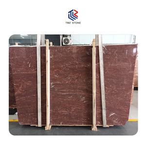 หินอ่อนสีแดงสไตล์ฝรั่งเศสระดับชั้นสูงผลิตจากหิน TMZ ด้วยเส้นใยที่หรูหราสำหรับพื้นที่การค้าที่ทันสมัย - Product Image 3