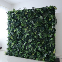 T80 nouveau Design verdure mur toile de fond 8x8 Jungle fleur mur Monstera feuilles mur enroulé vert plantain feuille rideau toile de fond
