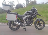 Compatible avec Haojue Suzuki DL150, barre de protection arrière en acier au carbone, anti-chute, anti-collision, accessoires décoratifs modifiés