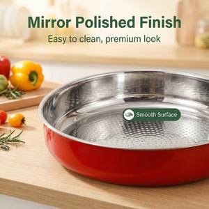 400 Serie RVS kookpottenset met dikke bodem, 3-delig, dikkere braadpannen, lange handgrepen, glazen deksels, Chinees kookgerei - Product Image 2