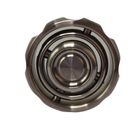 Mechforce EDC 3D Anti-Anxiété Fidget Spinner en Acier Inoxydable Usiné CNC par Électroérosion à Fil pour Gyroscope de Doigt
