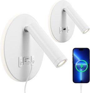 Đèn tường hiện đại tích hợp USB, thích hợp cho phòng ngủ, phòng làm việc, phòng khách, khách sạn, đèn ngủ, đèn đọc sách, đèn tường LED - Product Image 2