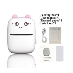 Mini Impresora Inalámbrica de Bolsillo, Impresora de Etiquetas Inteligente sin Tinta, Impresora Térmica Portátil - Product Image 3