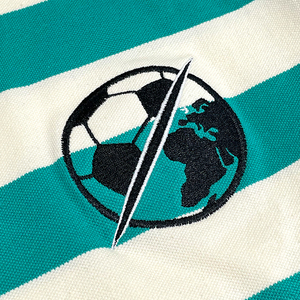 Camisetas Clásicas Personalizadas de Manga Larga a Rayas con Logotipo Bordado, Transpirables, de Poliéster Tejido, Casuales - Product Image 3