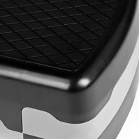 Plataforma de Ejercicio Aeróbico Ajustable con Superficie Antideslizante, Elevador de 3 Niveles de Altura para Entrenamiento Físico en Casa