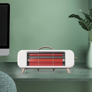 Chauffage infrarouge portable <span class=keywords><strong>Feigo</strong></span> 350W, mini radiateur électrique à quartz, économe en énergie, pour maison, bureau, bureau à domicile - Product Image 3