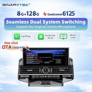 Автомобильный <span class=keywords><strong>DVD</strong></span>-плеер для <span class=keywords><strong>Toyota</strong></span> Land Cruiser 200 (2012-2015) с 12.3-дюймовым монитором Android 13, CarPlay и Android Auto от Binarytek - Product Image 5