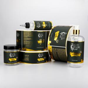 ฉลากไวนิลสี่เหลี่ยมพิมพ์ลายทองคำแบบติดเองได้ของ Bourgeois Organics สำหรับบรรจุภัณฑ์เครื่องสำอางขวด 50 มล. - กันน้ำ - Product Image 2