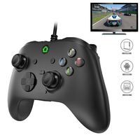 Controlador de juego con cable de doble vibración para PS3 Android PC X-Input D-input TVbox Steam Gamepad
