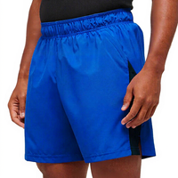 Shorts de sport élégants pour hommes 100% coton couleur unie personnalisable respirant séchage rapide taille élastique été haute qualité
