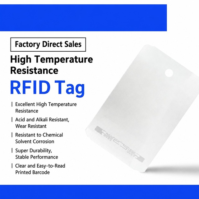 Long-lasting 300C High Temperature Resistant RFID Tag Acid Alkali Resistant Steel Anti Corrosion UHF Asset Tracking Tag
