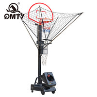 Machine de tir de basket-ball à angles multiples avec rebondisseur intégré