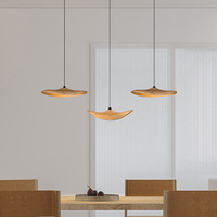 Lampe suspendue en bois massif Wabi Sabi, éclairage décoratif pour salon, villa, duplex, escalier, restaurant, lustre LED
