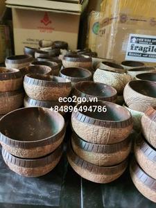 Tazón de cáscara de coco de alta calidad y mejor precio al por mayor de ECO2GO Vietnam/cuencos de cáscara de coco orgánicos de larga duración - Product Image 6