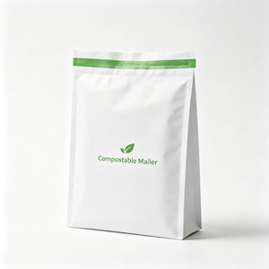 Bolsa de Embalaje con Cierre Hermético de Aluminio Blanco 26 x 35 cm, Bolsa Reutilizable para Almacenamiento de Alimentos, Logotipo Personalizado - Product Image 3