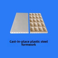 Système de coffrage modulaire en plastique ABS |   Panneaux de coffrage en béton écologiques, taille réglable, modèle de construction pour la construction