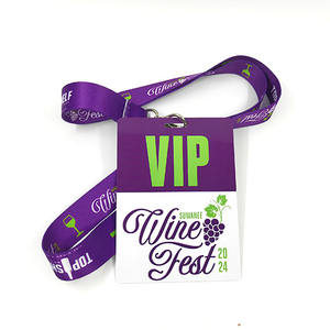 プロのカスタマイズサイズVIPパスIDバッジフルカラー昇華印刷ランヤードイベント用 - Product Image 4