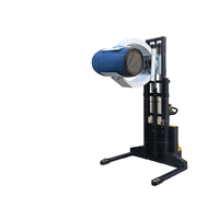 Chariot élévateur transpalette électrique 1T 2T 4m 6m avec pince à palettes, batterie lithium-ion, pneus pneumatiques, fourche 1220mm