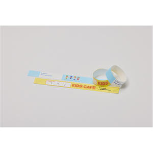 [Pulseras AnyWristband] Pulseras impermeables para admisión, pulseras YUPO a todo color, tipo individual de 25 mm (1 pulgada) - Product Image 1