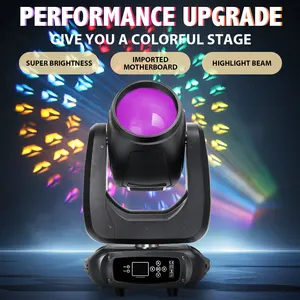 VALAVA Stage Equipment 295W Moving Head Beam Light DJ DMX Head DMX DJ Disco Beam Party Stage Light