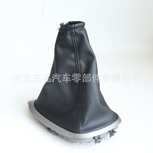 ฝาครอบเกียร์เชฟโรเลต อาวีโอหนัง PU สีดำสไตล์คลาสสิกสำหรับเกียร์ธรรมดา - Product Image 5