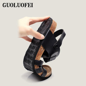 Sandalias de Verano para Hombre, con Suela de Corcho, Antideslizantes, con Hebilla y Correa, Estilo Coreano, Casuales, para Exteriores y Playa - Product Image 4