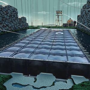 Réservoir d'eau enterré personnalisé HuiHeng BDF <span class=keywords><strong>2000L</strong></span> & 5000L Stockage souterrain avec pompe pour hôtels écoles hôpitaux 1000L/heure - Product Image 4